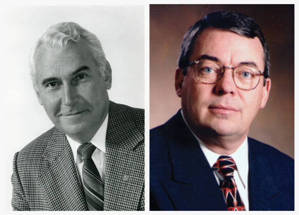 Headshots of Dr. Robert Jackson and Dr. Robert Steadward.